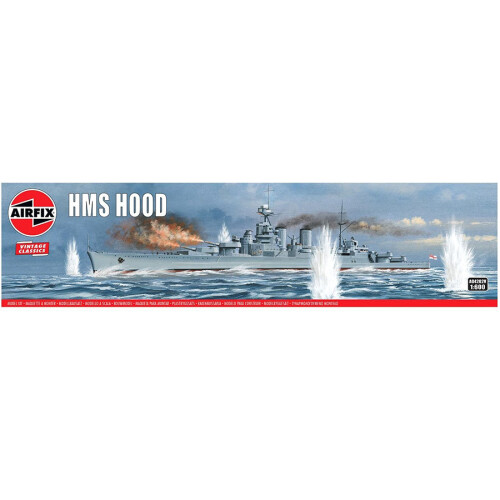 Airfix AIRFIX A04202V HMS Hood - Vintage Classics 1:600 Ships Model Kit