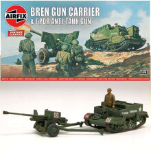 AIRFIX A01309V Bren Gun Carrier & 6pdr AT Gun Classics 1:76 Military Model Kit