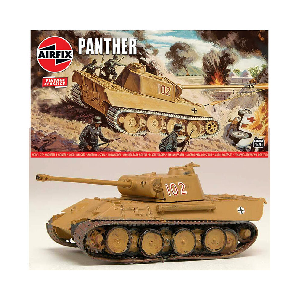 AIRFIX A01302V Panther - Vintage Classics 1:76 Tank Model Kit