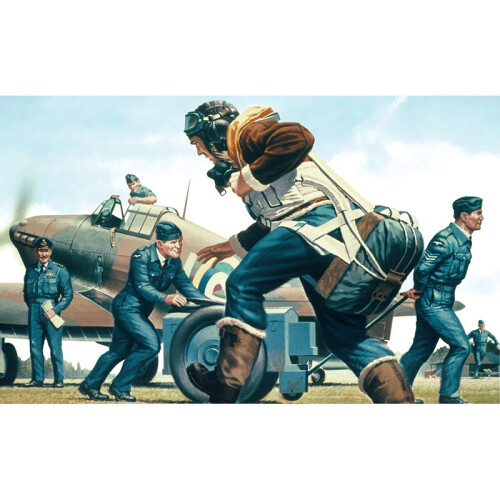 Airfix AIRFIX A00747V RAF Personnel 1:76 Figures Model Kit