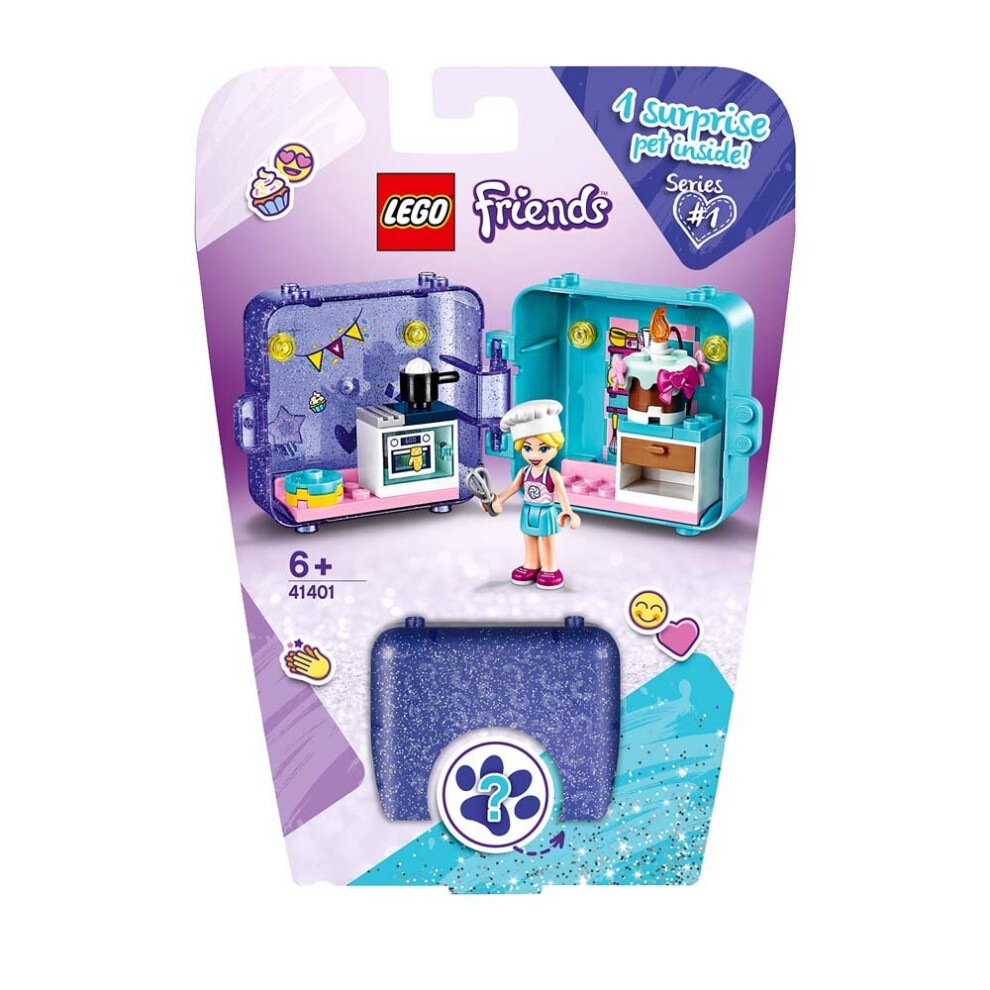Lego Friends Stephanie's Play Cube Playset Series 1 41401 Age 5+ 44Pcs