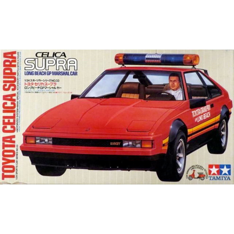 Tamiya 24033 Toyota Supra Long Beach Marshall Car 1:24 Plastic Model Kit