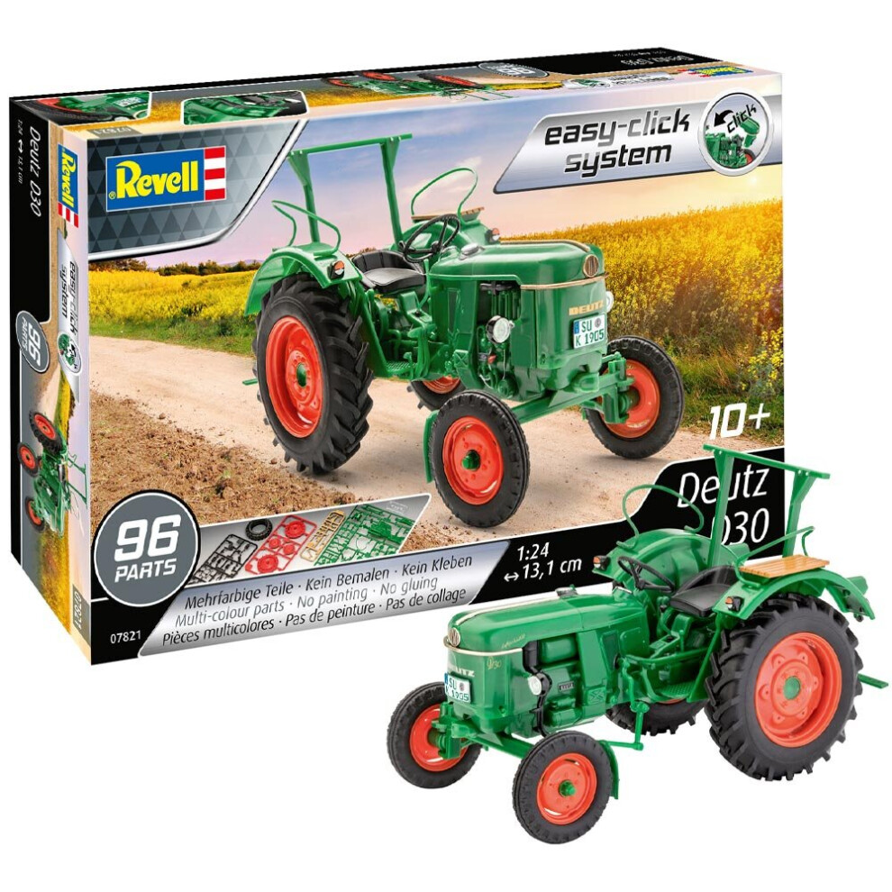 REVELL Easy Click Deutz D30 Tractor 1:24 Truck Model Kit 07821