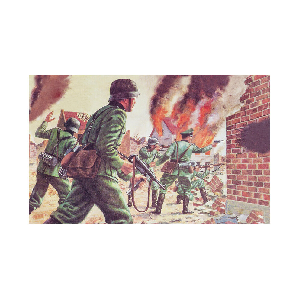 Airfix A00705v Wwii German Infantry 1:76 Figures Model Kit