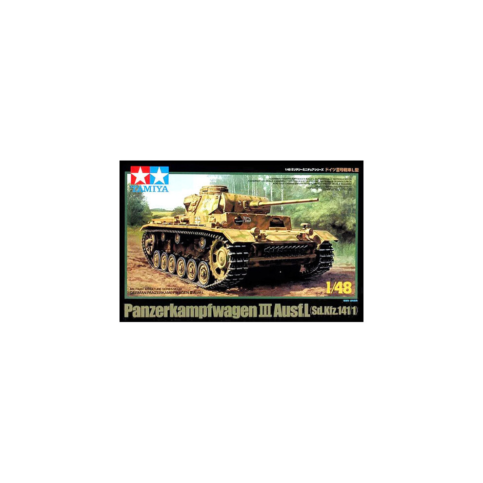 TAMIYA 32524 Pzkpfw III Ausf L Tank 1:48 Military Model Kit