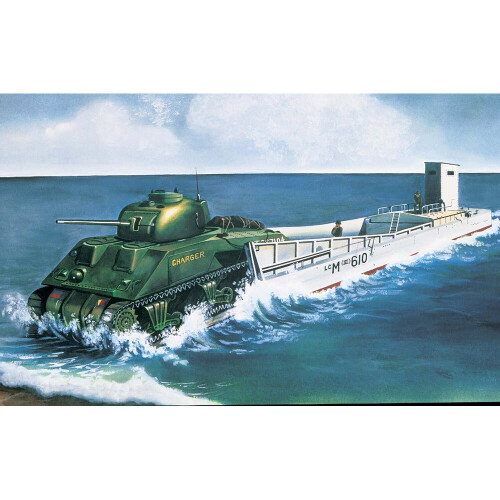 Airfix Airfix A03301V LCM3 & Sherman 1:76 Plastic Model Kit