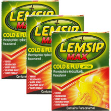 Lemsip Max Cold & Flu Lemon Hot Drink 15 Sachets