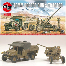 AIRFIX A02314V Bofors 40mm Gun & Tractor - Classics 1:76 Military Model Kit
