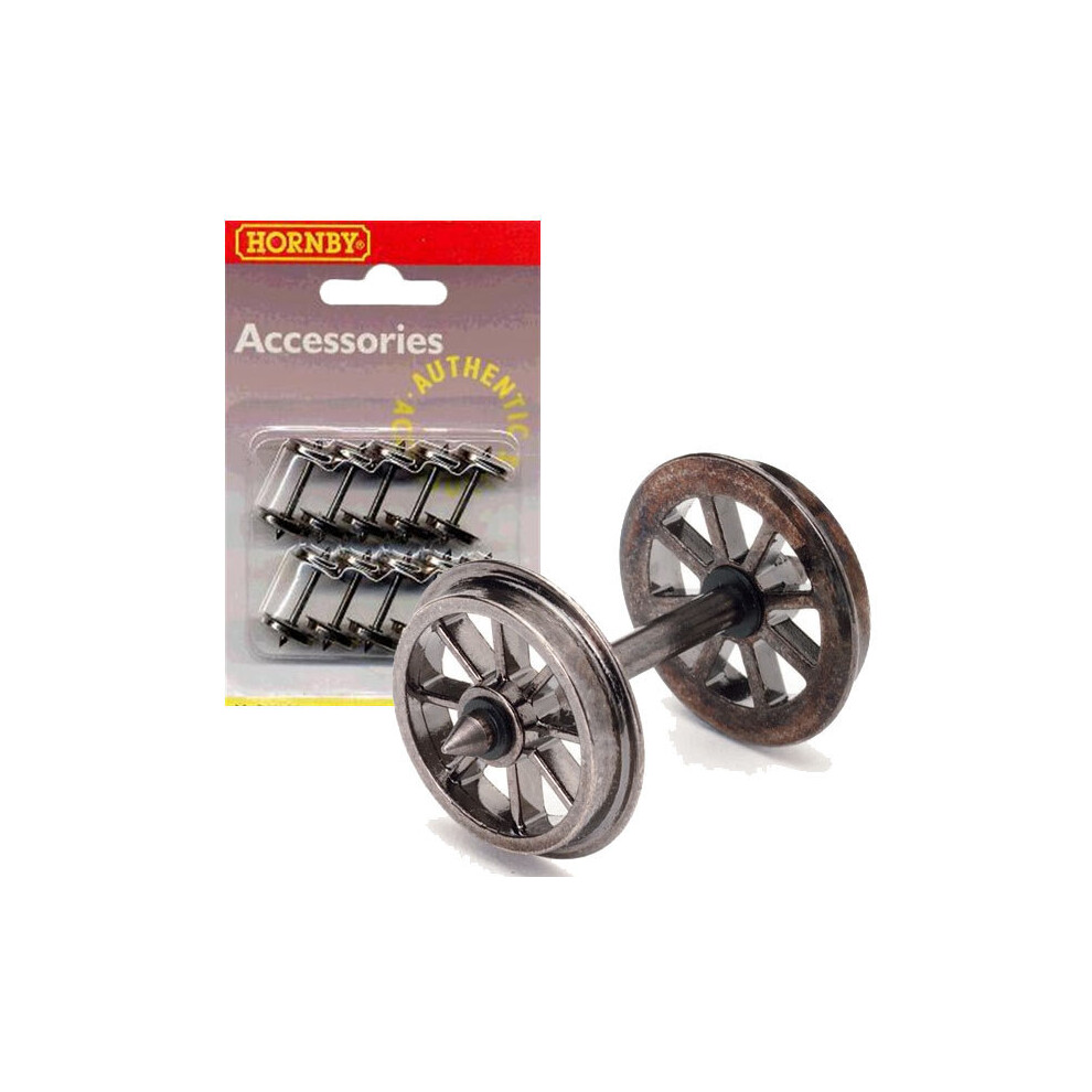 HORNBY R8098 Metal Spoked Wheel Sets Pack Of 10