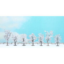 NOCH Winter (7) Classic Economy Trees 8-10cm HO Gauge Scenics 25075