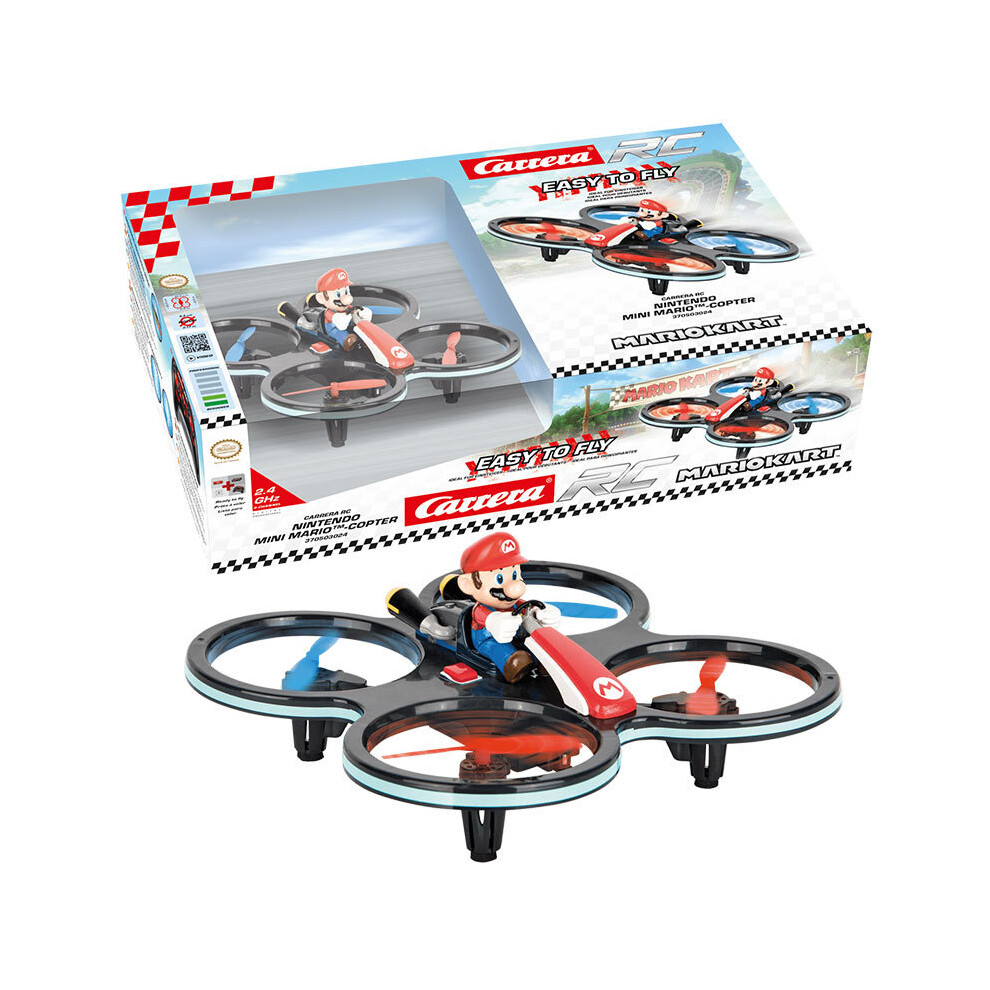 CARRERA RC Mario Mini Quadcopter 2.4Ghz Ready to Run 503024