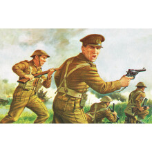 AIRFIX A00763V WWII British Infantry 1:76 Figures Model Kit
