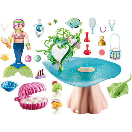 PLAYMOBIL Salone di bellezza Playmobil Sirena con portagioielli 1