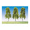 FALLER Weeping Birches 90mm (3) HO Gauge Scenics 181376 1