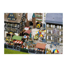 FALLER Market Stalls and Carts Model Kit II HO Gauge 180582