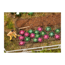 FALLER White Cabbages (10) & Red Cabbages (10) HO Gauge Scenics 181263