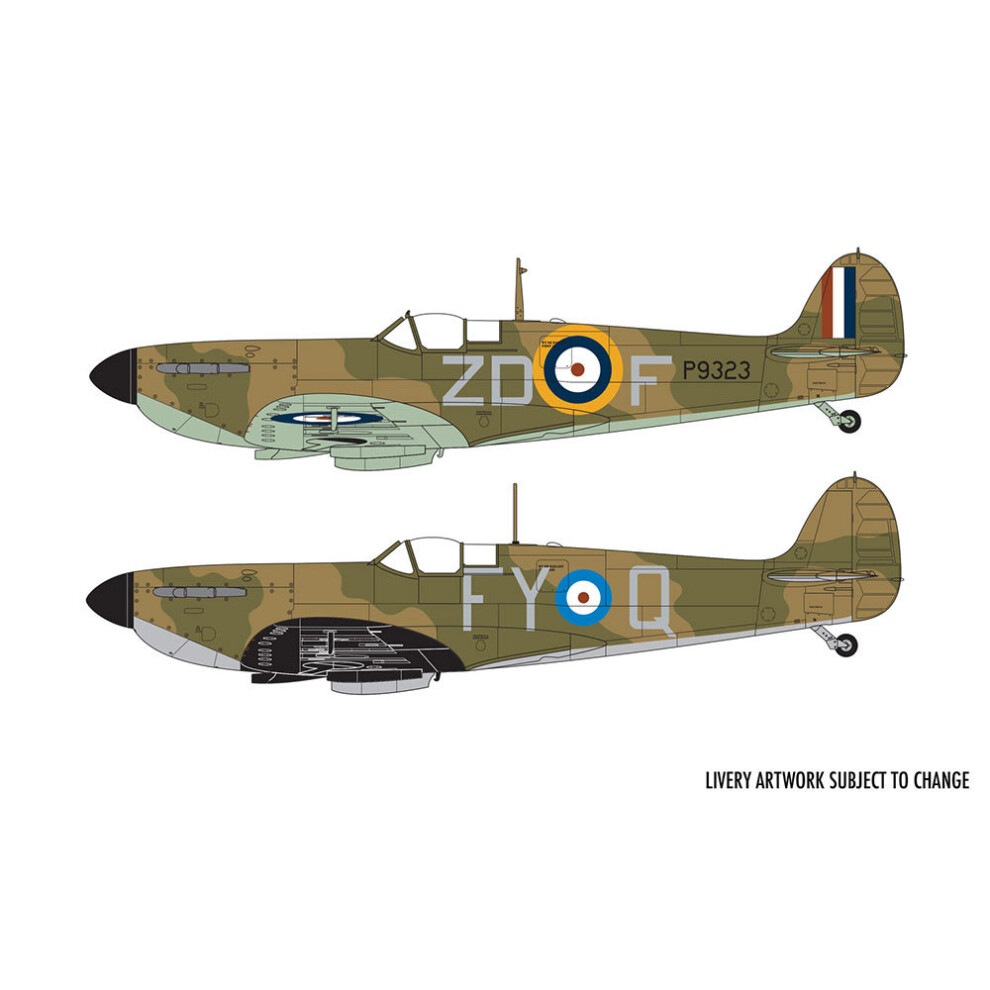 Airfix A05126a Supermarine Spitfire Mk.1 A 1:48 Plastic Model Kit