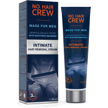 NO HAIR CREW Premium Intimate Hair Removal Cream, Made for Men, 100 ml