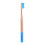 Bamboo Toothbrush Medium Bristles - Bright Blue (single) 1