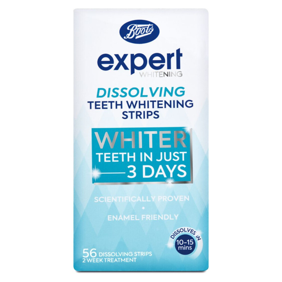 Boots Expert Fast Teeth Whitening Strips - 56 strips
