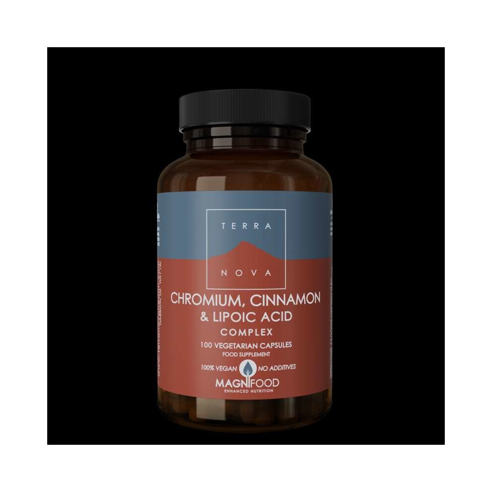 Chromium, Cinnamon & Lipoic Acid Complex 100's