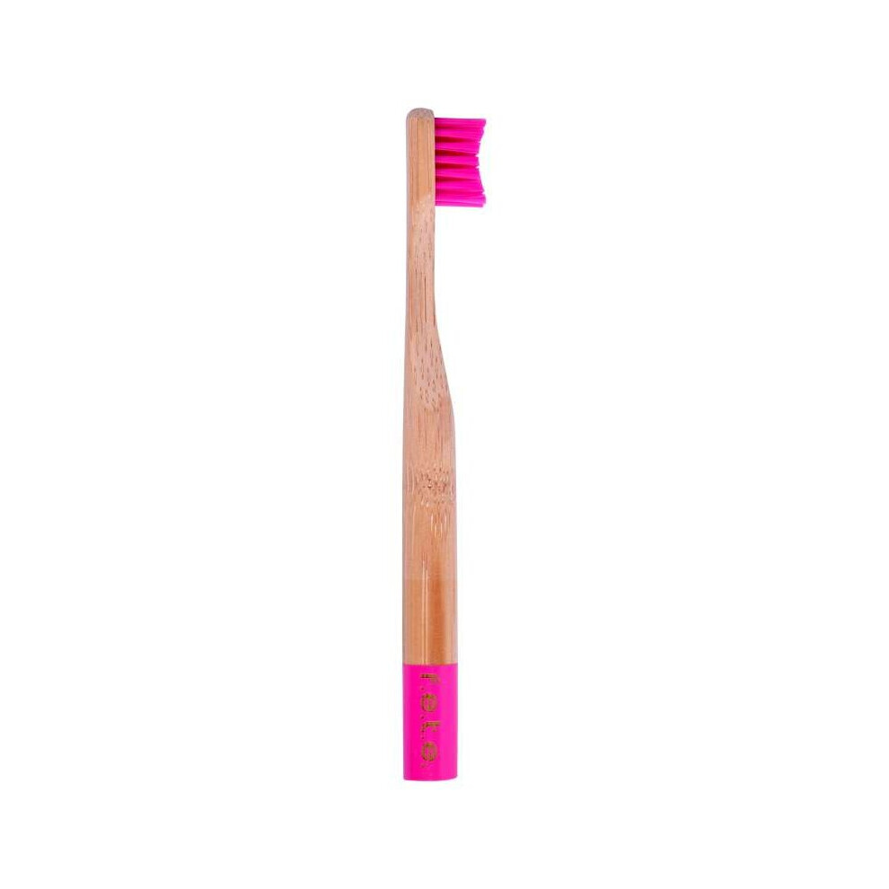 Bamboo Toothbrush Children's Soft Bristles - Creative Pink (single)