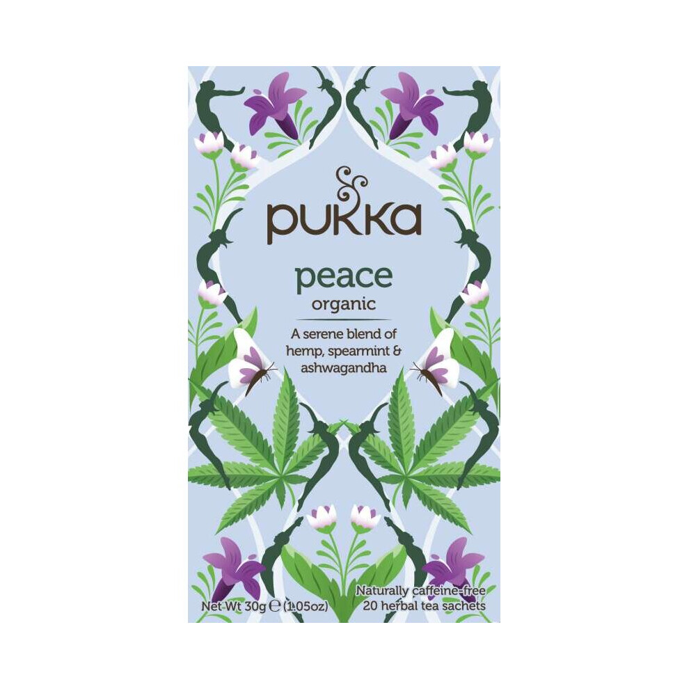 Pukka Tea Peace Individually Wrapped Organic Enveloped Tea 20s - PACK - Image 7