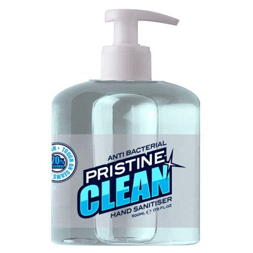 Anti Bacterial Pristine Clean Hand Sanitiser 500ML