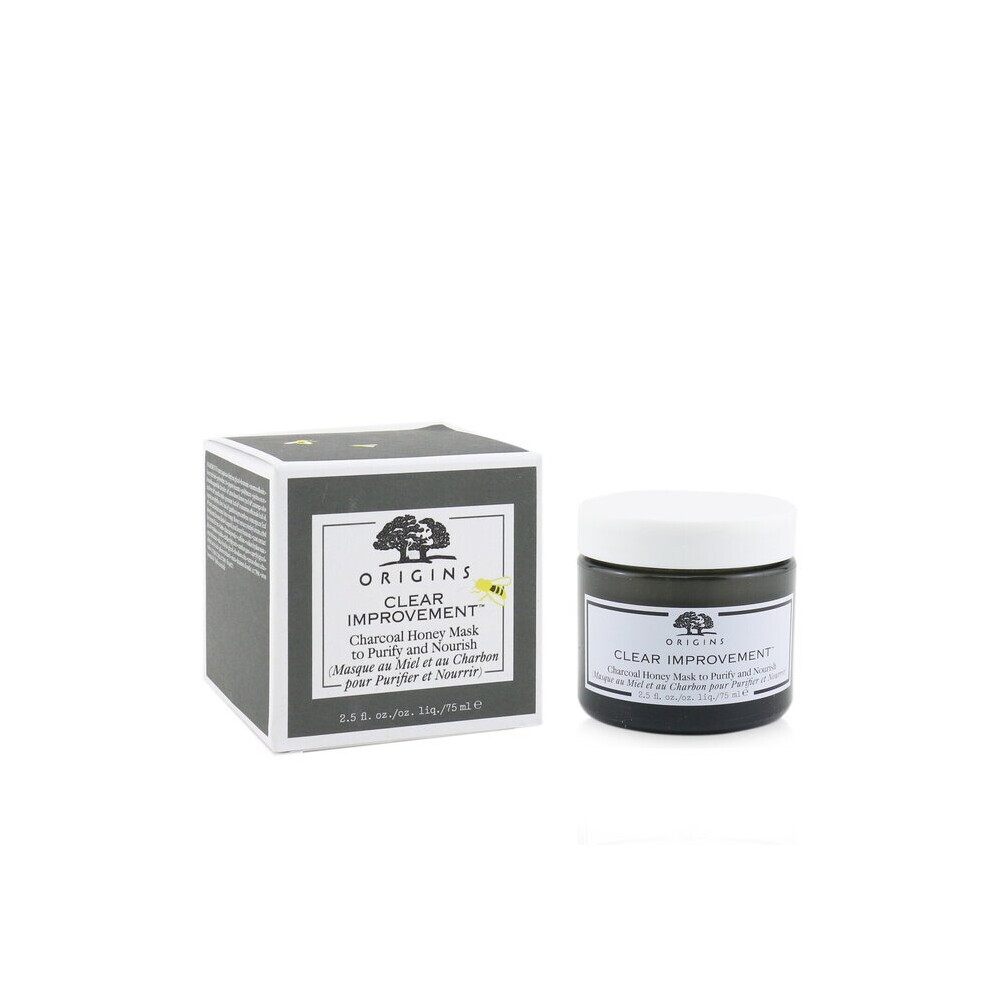 Origins Clear Improvement Charcoal Honey Mask To Purify & Nourish - 75Ml/2.5Oz