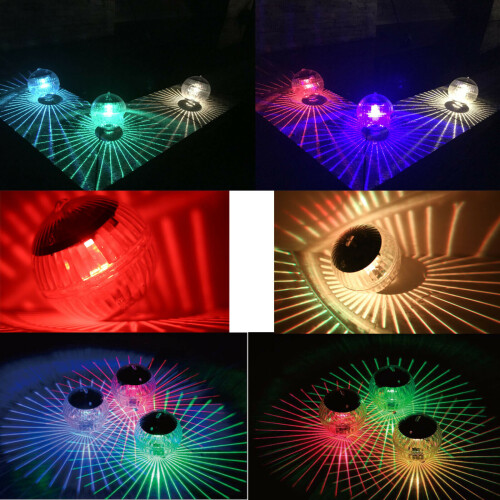 Boule de douche à LEDs RVB pour piscine - Jouet - Boule de douche 1