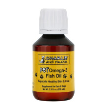 Charlie and Frank, Ulei de Pește cu Omega-3 pentru Pisici și Câini, 3.3 fl oz (100 ml)