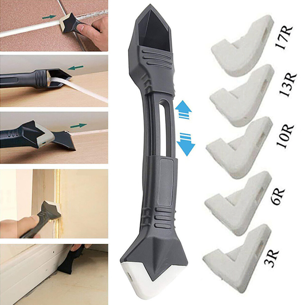 Silicone Scraper Caulking Grouting Sealant Finishing Clean Remover Tool Kit