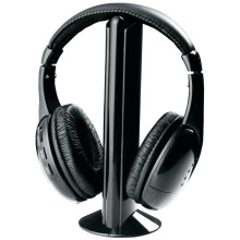 Wireless Headphones Wired Headset 5-in-1 FM Monitor Audio CD TV MP3 PC