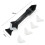 Silicone Scraper Caulking Grouting Sealant Finishing Clean Remover Tool Kit 3