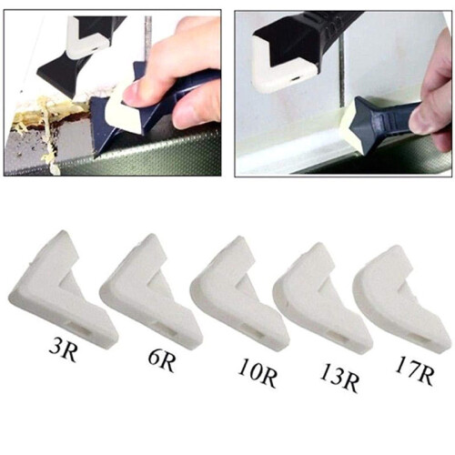Silicone Scraper Caulking Grouting Sealant Finishing Clean Remover Tool Kit 1