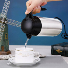 750ml Stainless Steel Electric In-Car Kettle Car Travel Water 12V/24V