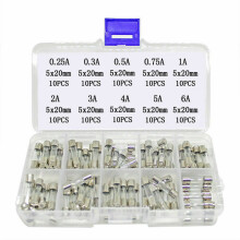 5x 20mm 100x Sets Quick Blow Glass Tube Fuse Fast-blow Fuses