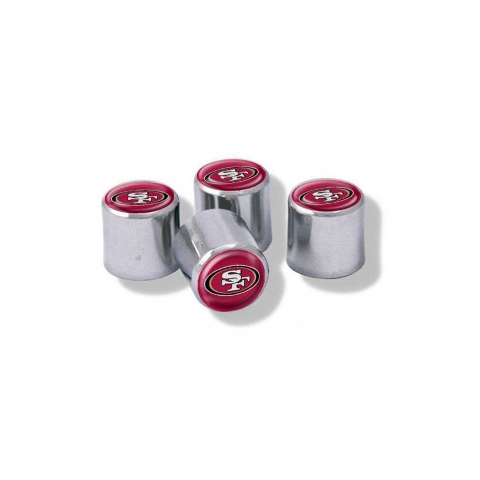Wincraft 1493435164 San Francisco 49Ers Valve Stem Caps - Set Of 4 614934351642