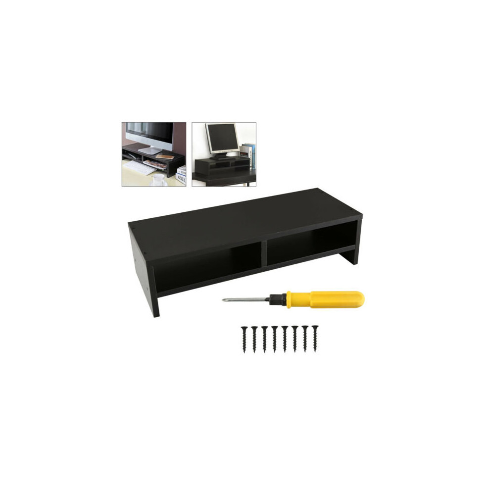 Computer Desktop Monitor Stand Laptop TV Display Screen Riser Shelf