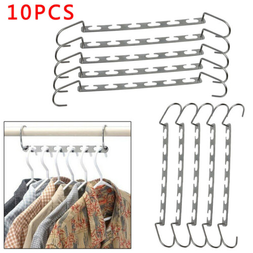 10pk Space-Saving Magic Clothes Hangers