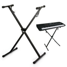 Electronic X Piano Music Keyboard Portable Rack Adjustable Height