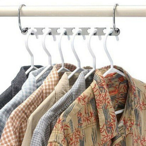 10pk Space-Saving Magic Clothes Hangers 1