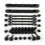 Adjustable Black Clothes Rail | Garment Hanging Stand With Shoe Rack 5