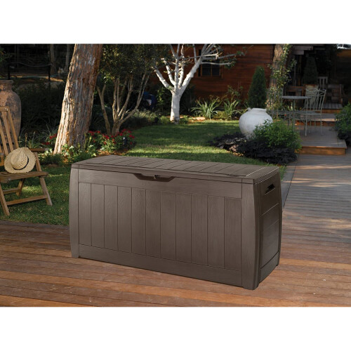 Keter Keter Hollywood Storage Box - Brown  | Plastic Storage Chest 1
