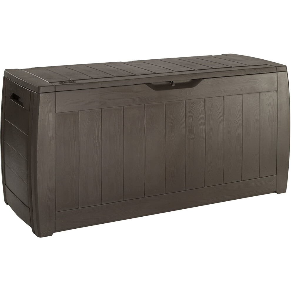 Keter Hollywood Storage Box - Brown  | Plastic Storage Chest
