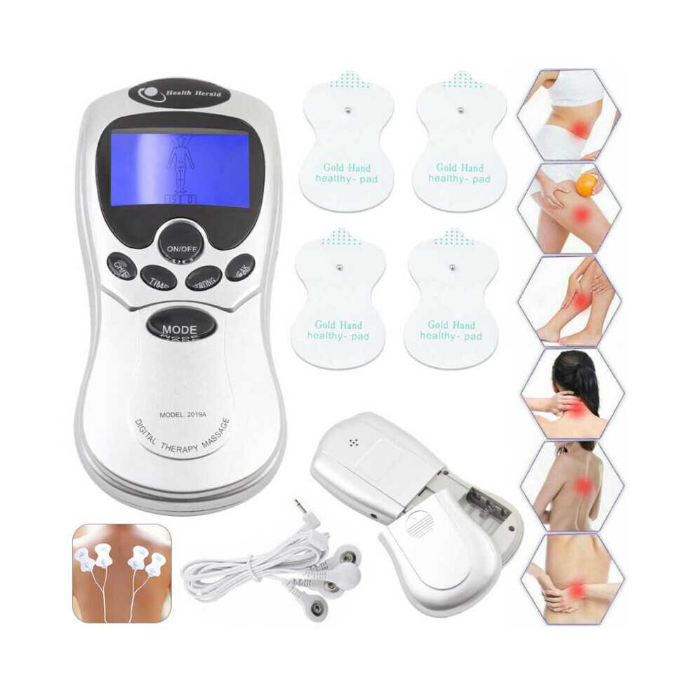 Tens Machine Digital Therapy Full Massager 8 Pain Relief Acupuncture