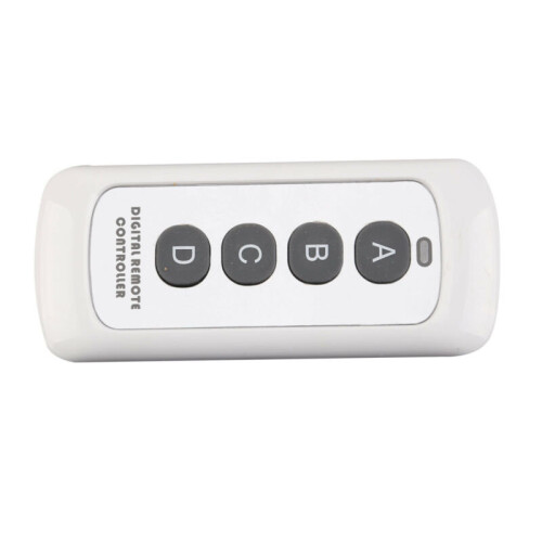 Home Digital Touch Light Switch with LED Backlight - Glass Panel, 110-240V, 3-300W, Remote/Wall Replacement, White 1