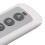 Home Digital Touch Light Switch with LED Backlight - Glass Panel, 110-240V, 3-300W, Remote/Wall Replacement, White 4