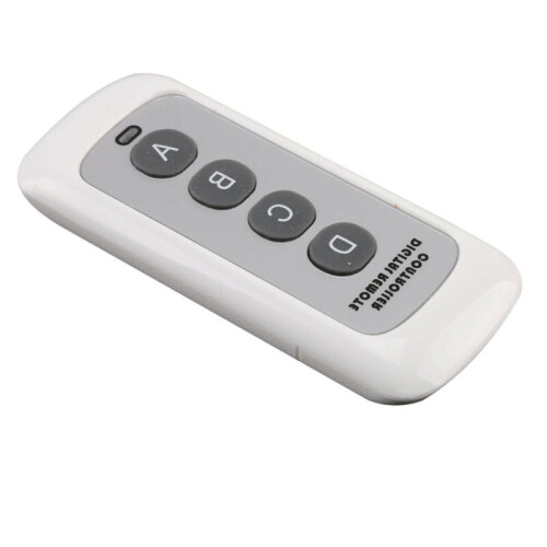 Home Digital Touch Light Switch with LED Backlight - Glass Panel, 110-240V, 3-300W, Remote/Wall Replacement, White 2