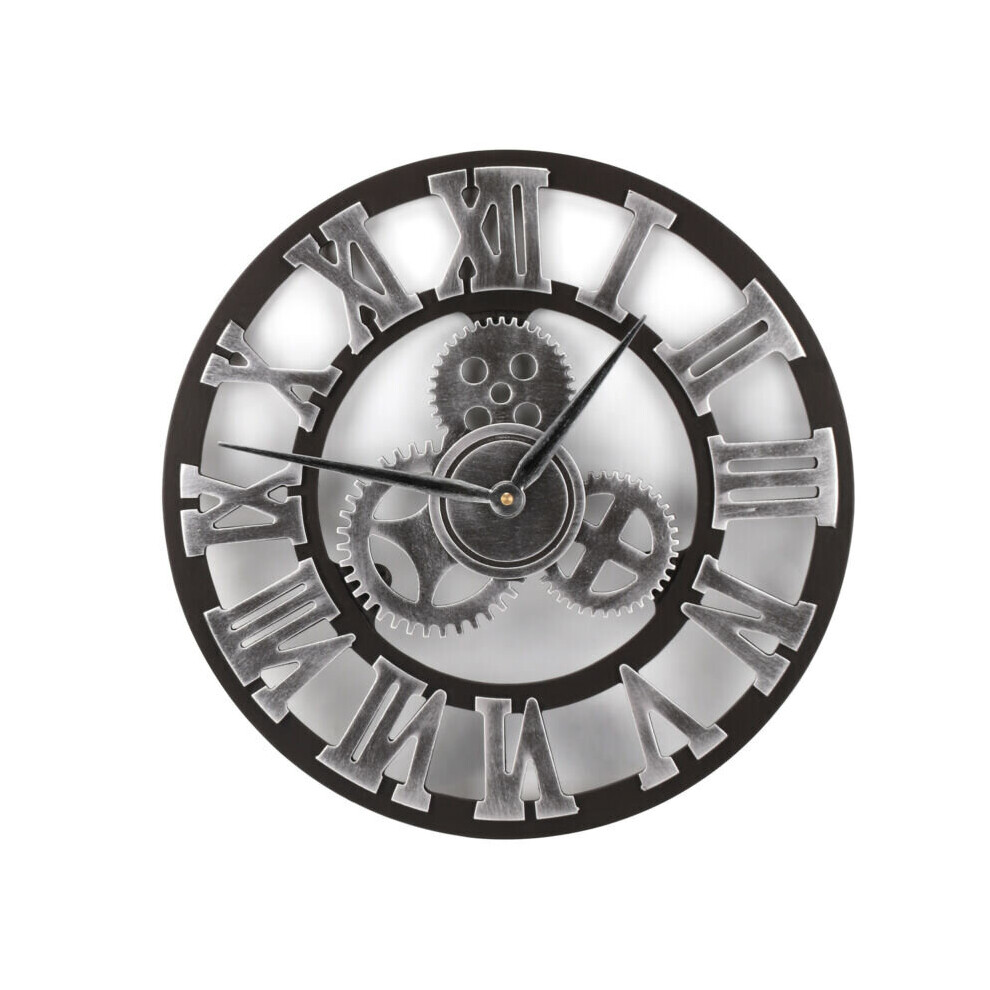 Large Outdoor Garden Wall Clock Big Roman Numerals Giant Open Face